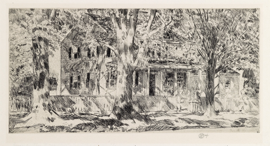 CHILDE HASSAM House on the Main Street, Easthampton.